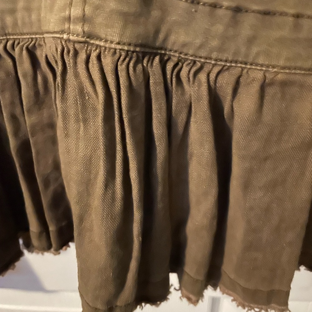 Free People Military Jacket Olive Green - Picture 5 of 9